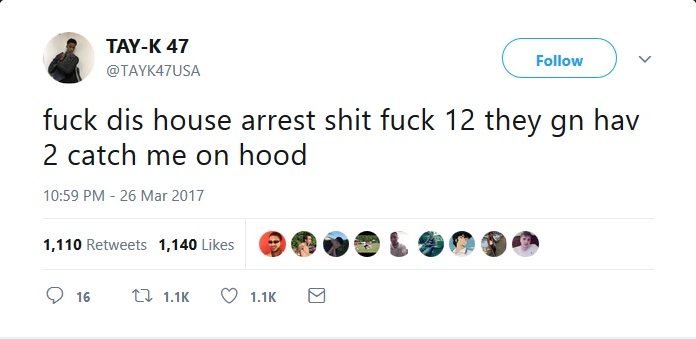 Tay-K Net Worth 2018 – How Rich is The Viral Rap Sensation Now