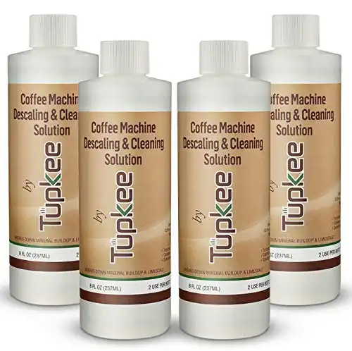 Tupkee Coffee Machine Descaling and Cleaning Solution