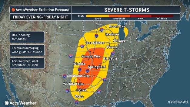 central us tornado map