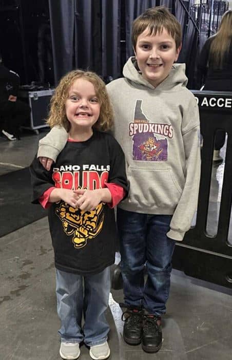 valerie with brother