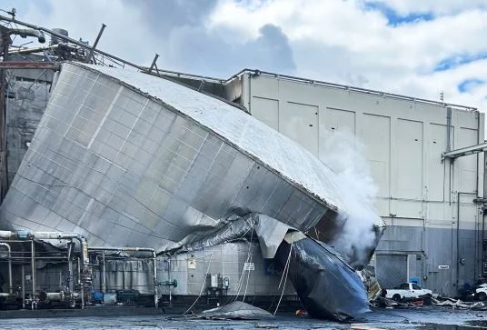 paper mill implosion